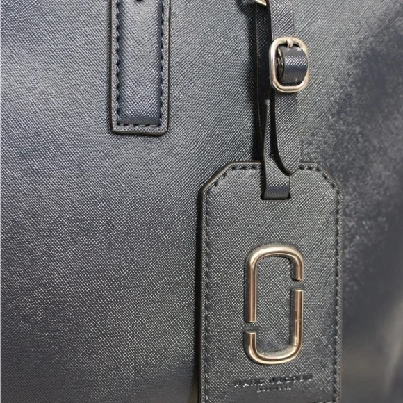 Marc Jacobs Midnight Blue Leather Tote - Picture 2 of 6